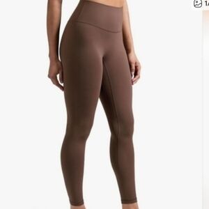 Colorfulkoala Red Dreamlux High Waisted No Front Seam Leggings. NWT